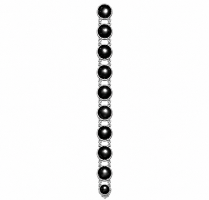 Classic Black Aqeeq Bracelet