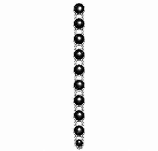 Classic Black Aqeeq Bracelet