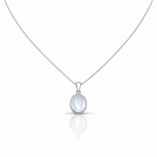 Pearl White Aqeeq Locket