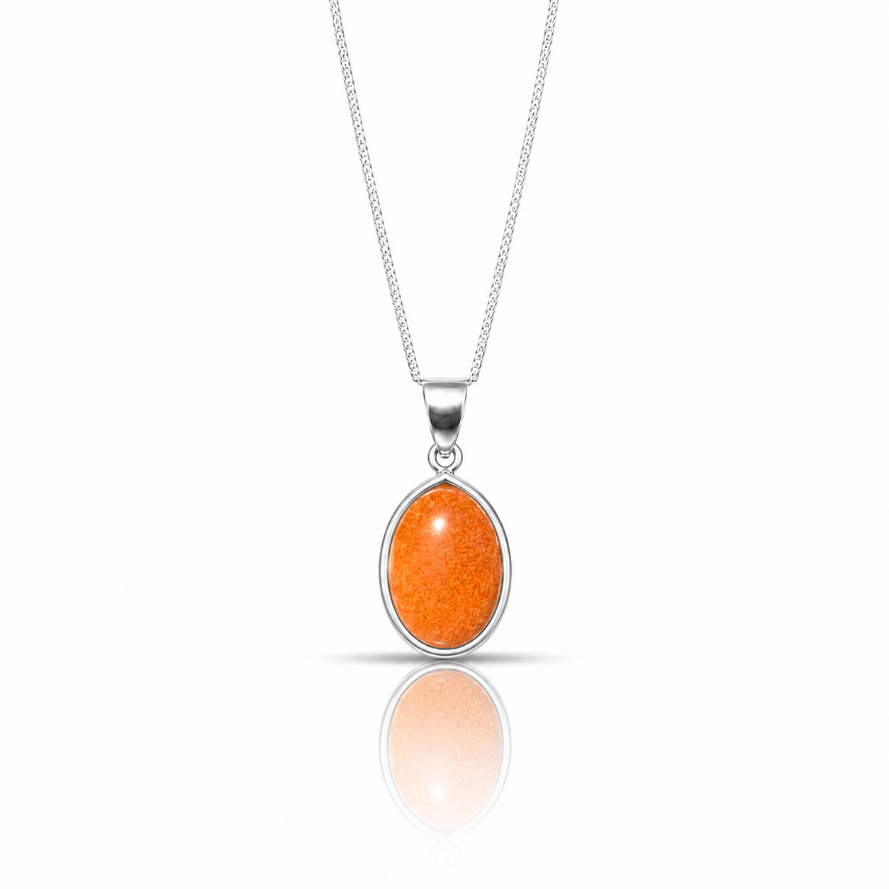Sunstone Orange Aqeeq