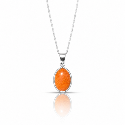 Sunstone Orange Aqeeq