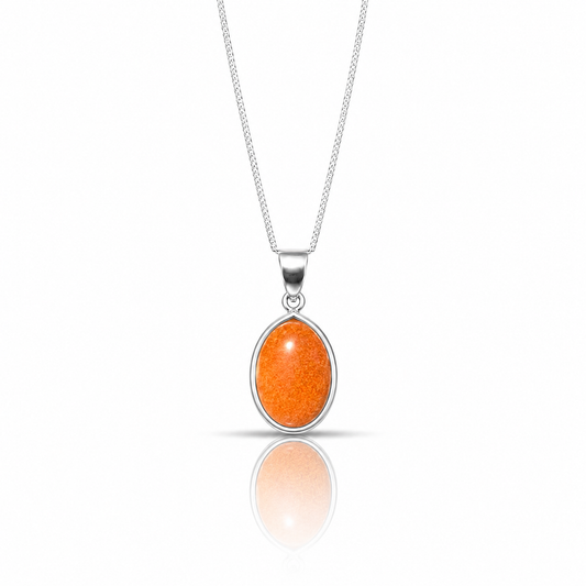 Sunstone Orange Aqeeq