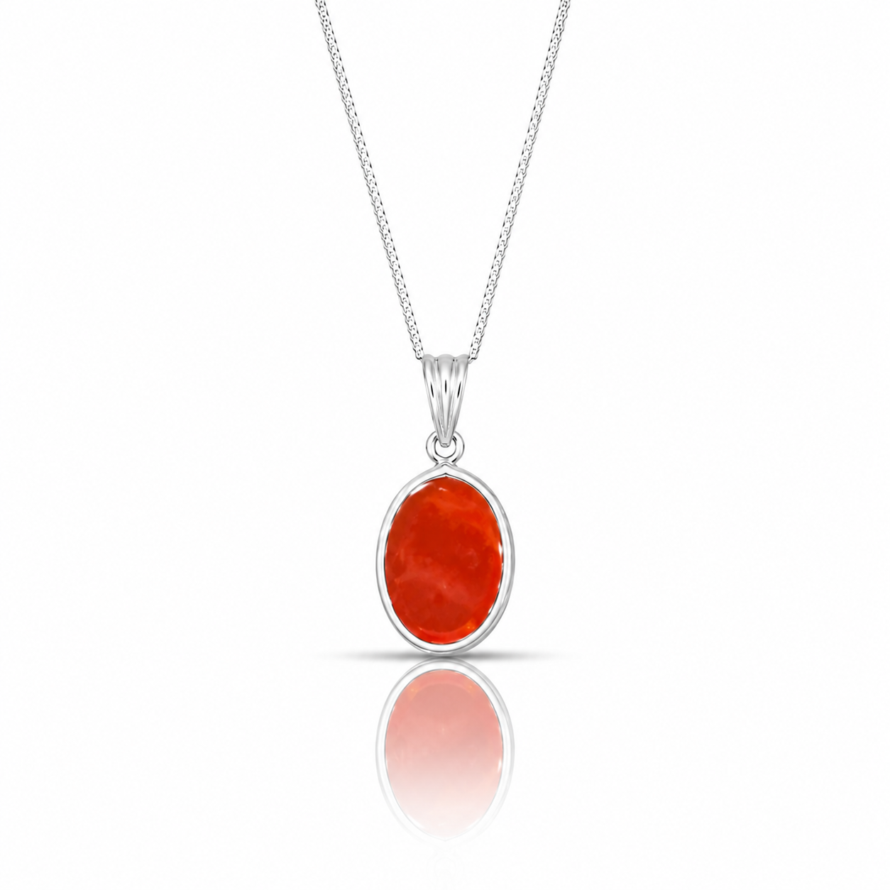 Scarlet Red Aqeeq Pendant