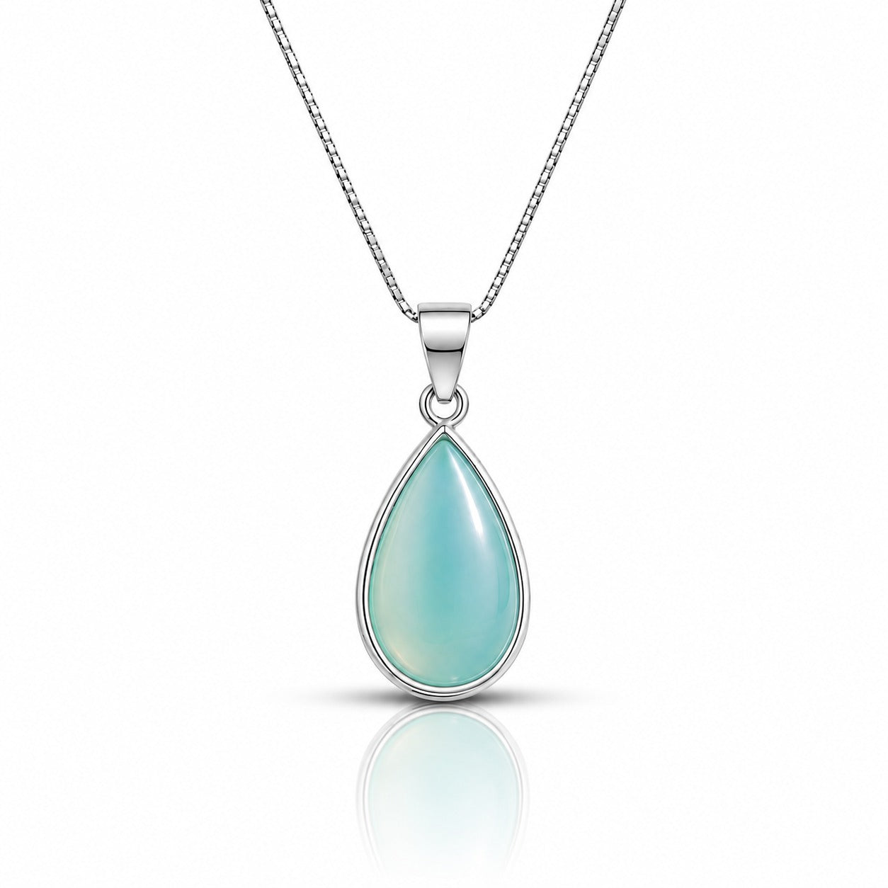 Ocean Tear Silver Aqeeq