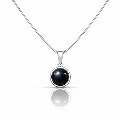 Classic Black Aqeeq Locket