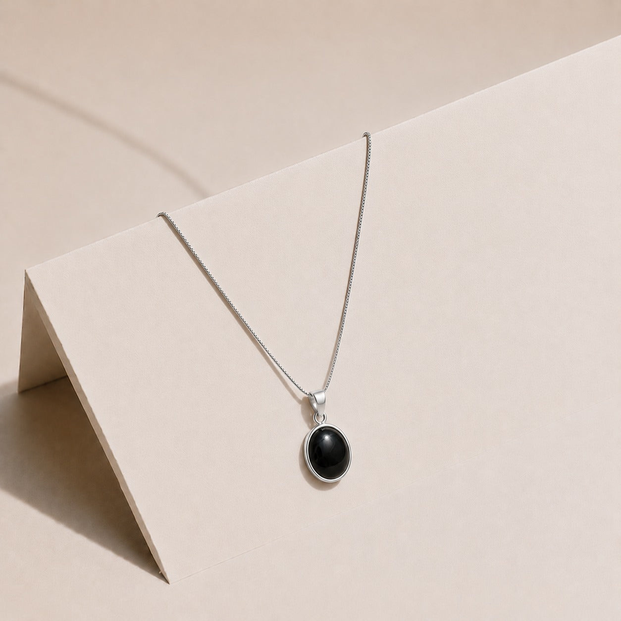 Classic Black Aqeeq Locket