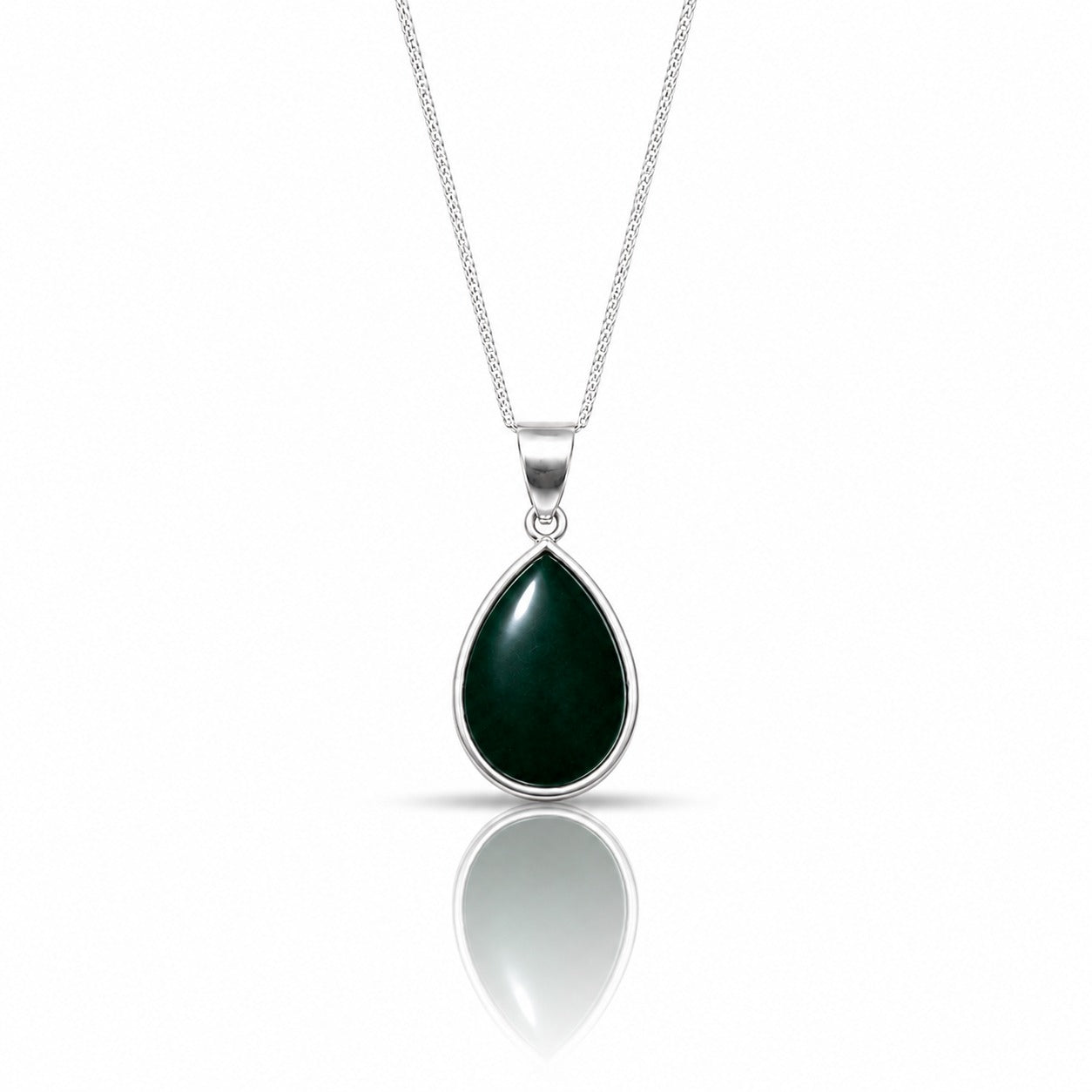 Textured Green Aqeeq Locket