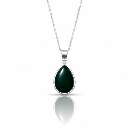 Textured Green Aqeeq Locket