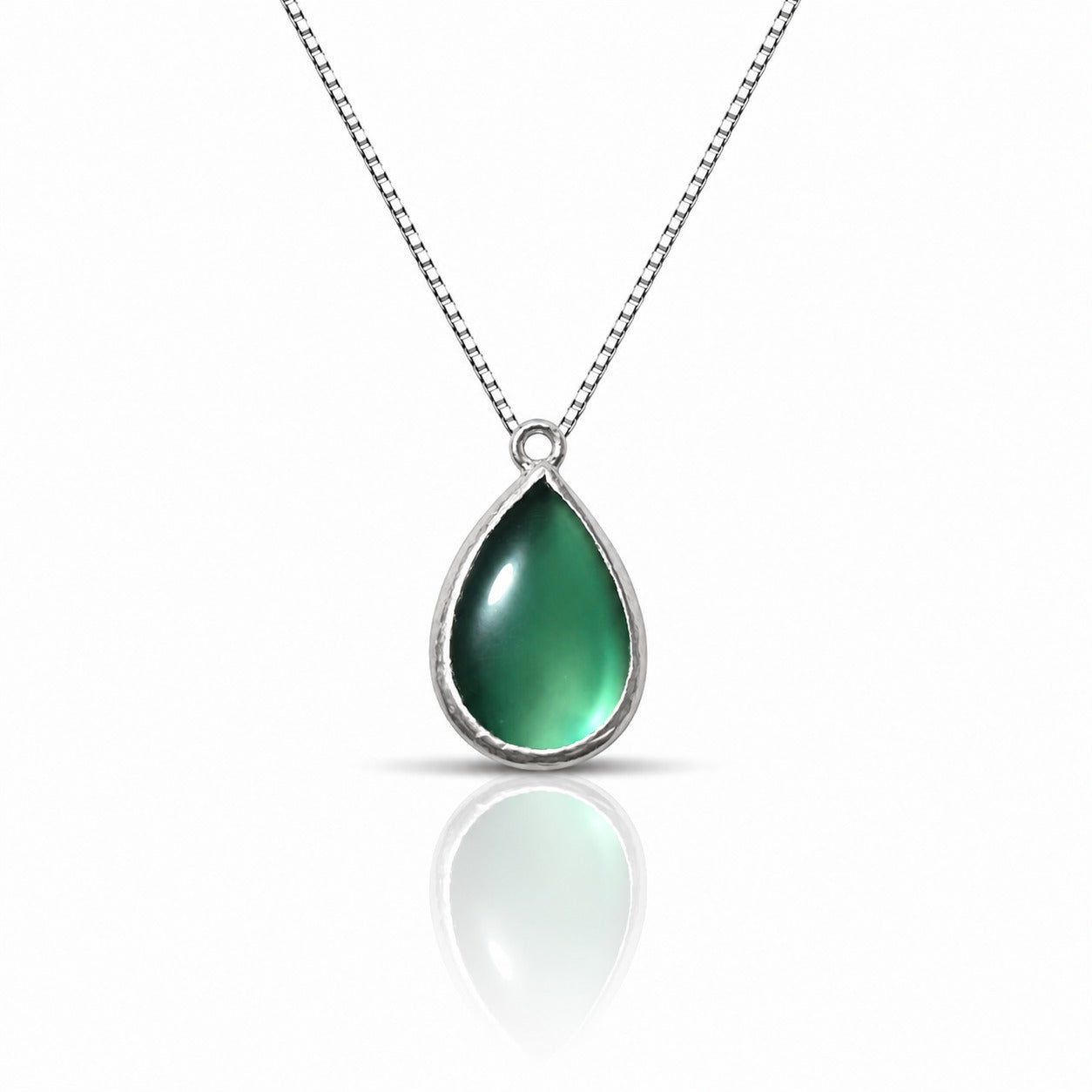 Luminous Green Aqeeq Locket