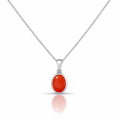 Classic Red Aqeeq Locket