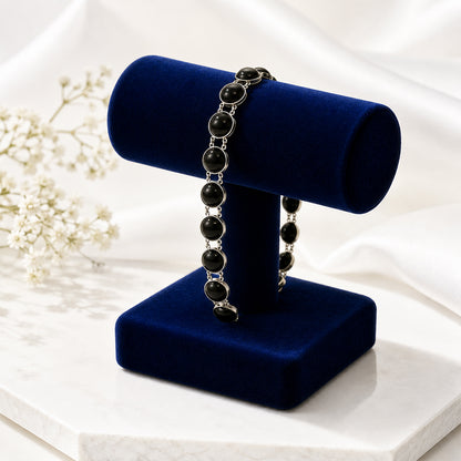 Classic Black Aqeeq Bracelet