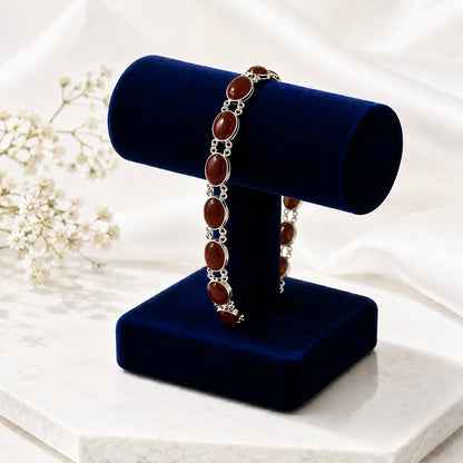 Classic Oval Aqeeq Bracelet